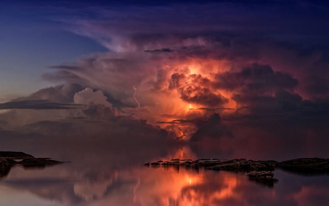 Sommergewitter mit ökonomischen Sturmböen